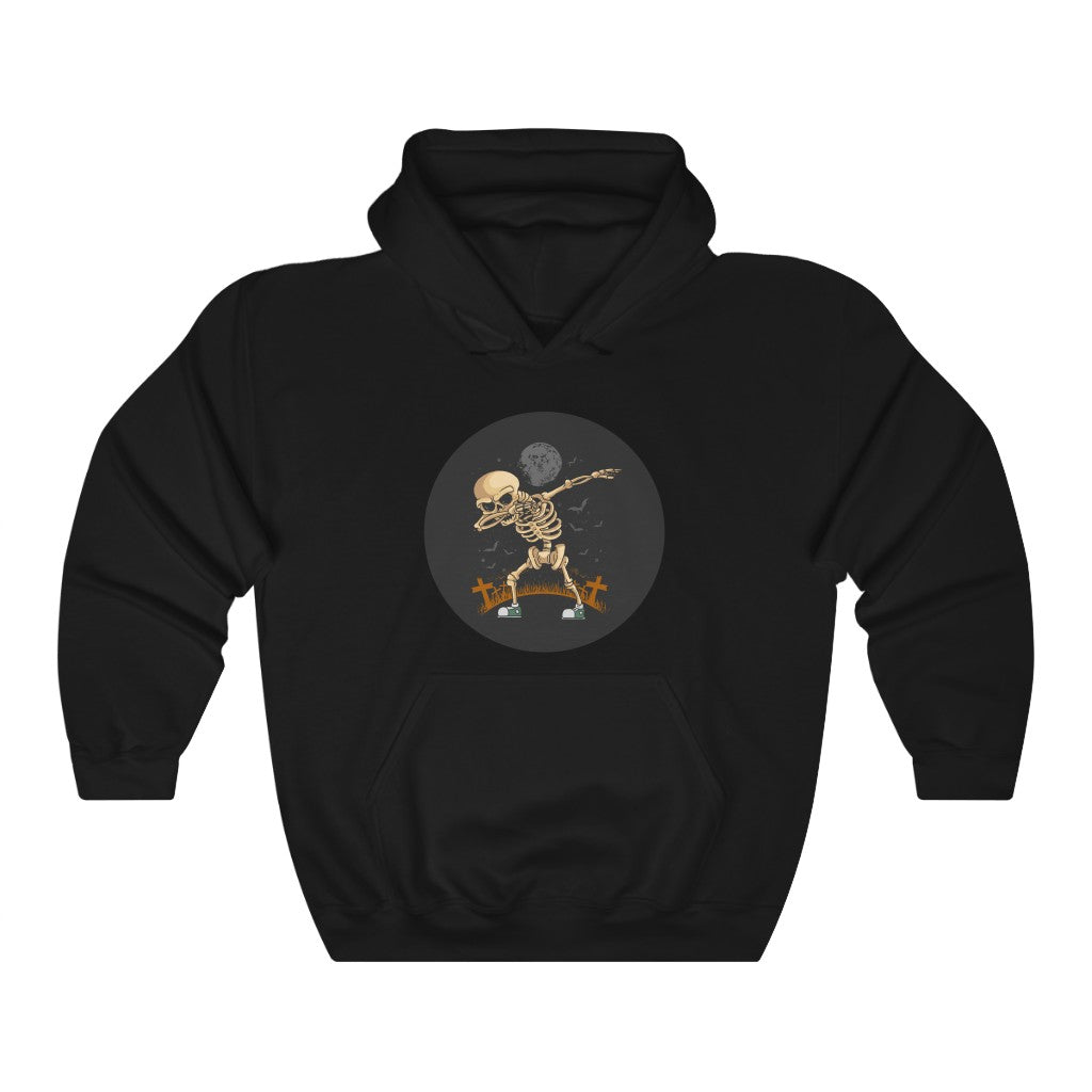 Skeleton dabbing dance Unisex Heavy Blend™ Hooded Sweatshirt - Phu Design | Website | Graphic Design