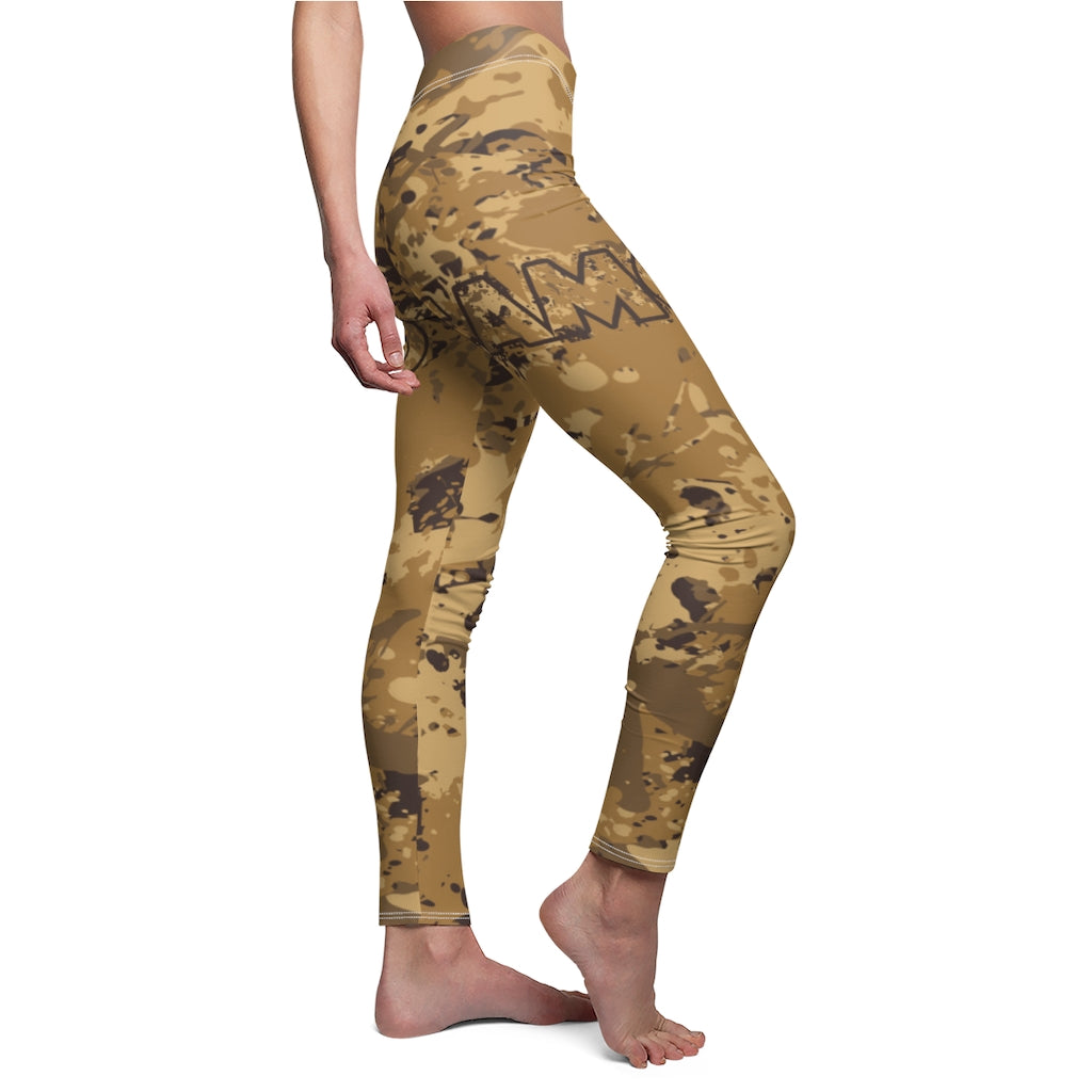Camo army Women's Cut & Sew Casual Leggings - Phu Design | Website | Graphic Design
