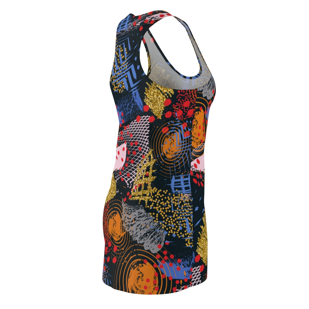 Tye Die Women's Cut & Sew Racerback Dress - Phu Design | Website | Graphic Design